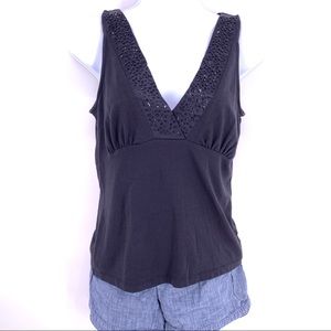 Liz Claiborne V-neck sequin embellished top